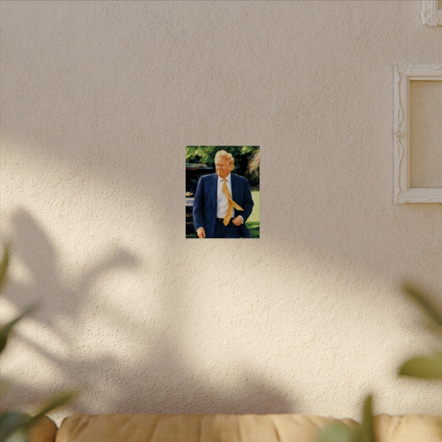 Trump Textured Poster Print