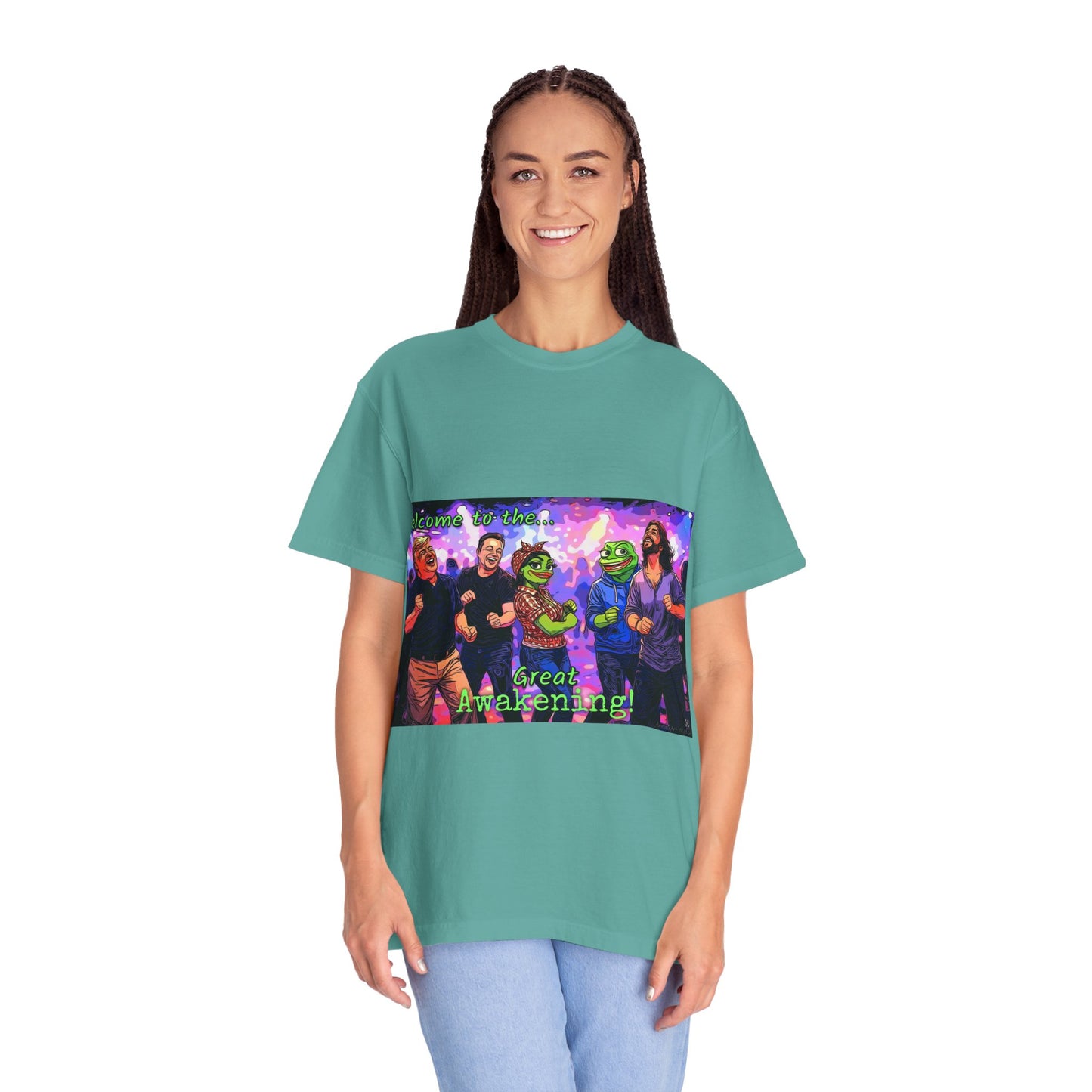 Great Awakening T-Shirt — Psychedelic Pepe & Friends Graphic Tee