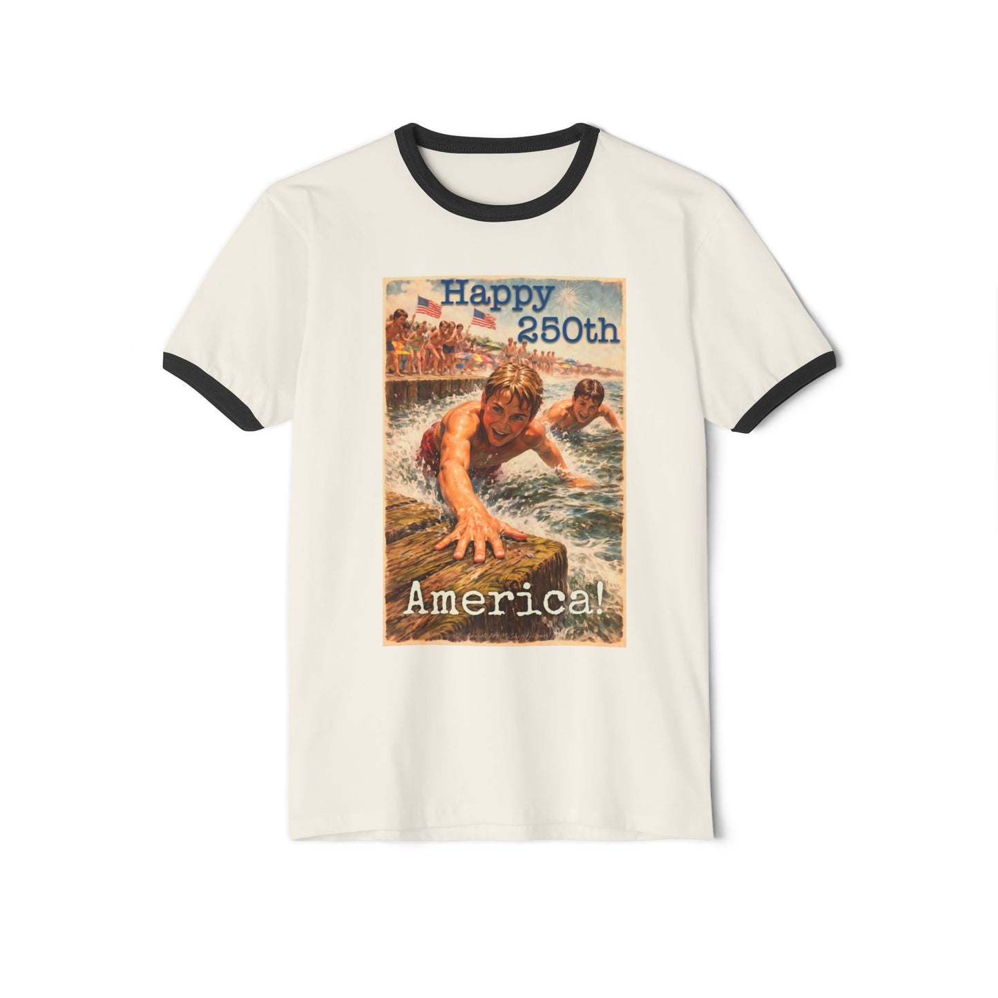 250th Ringer T-Shirt— Happy 250th America!