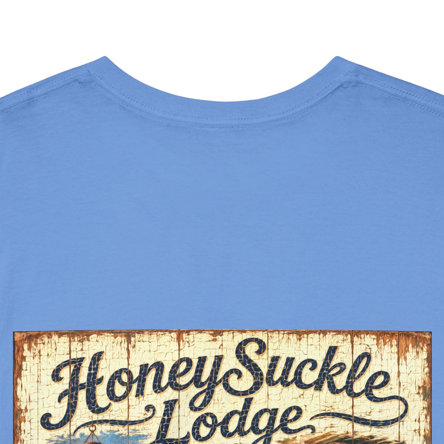 Vintage Beach T‑Shirt — 'Honeysuckle Lodge: 50+ Years of Endless Summer' Retro Seaside Tee