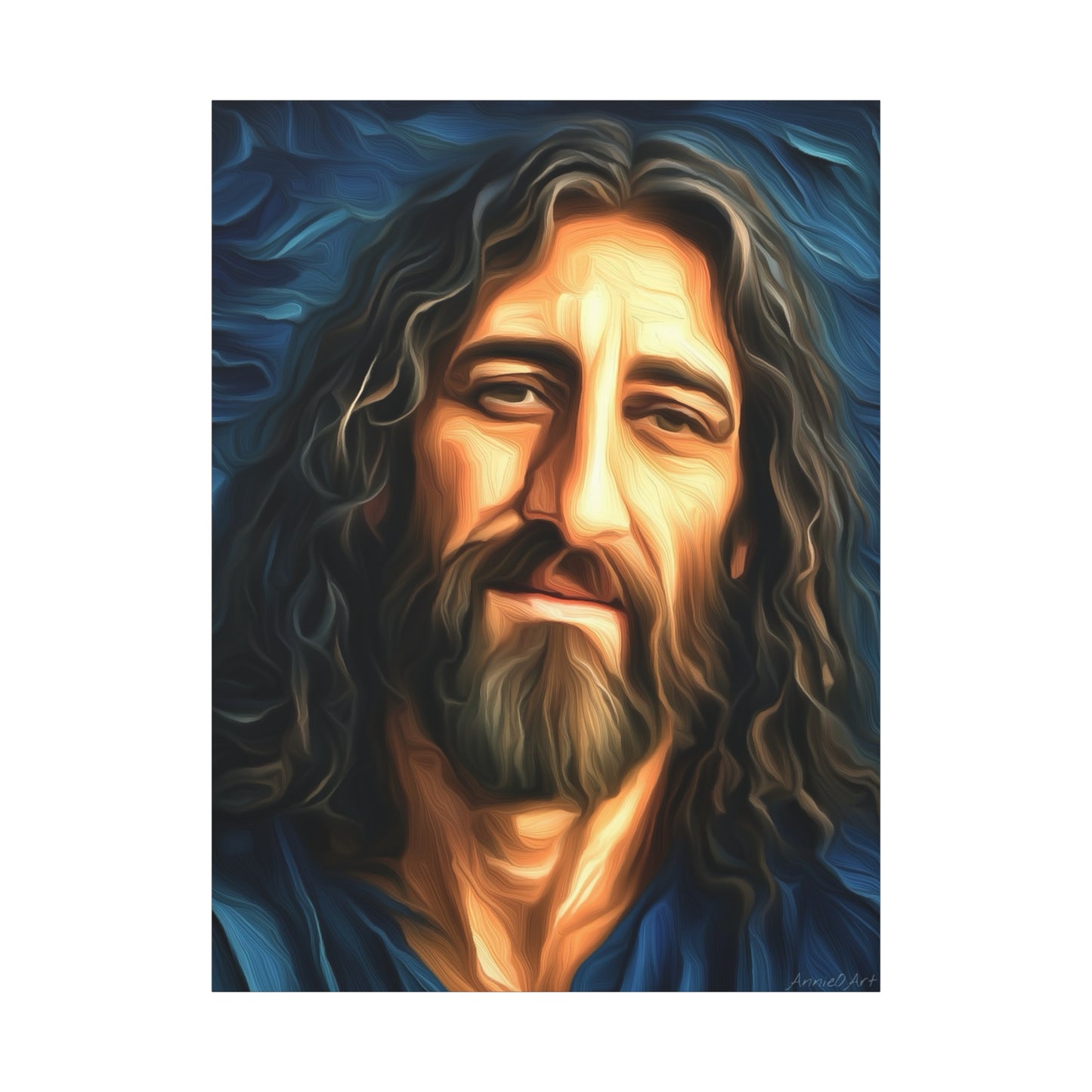 ‘He Is With You’ Jesus Portrait Canvas