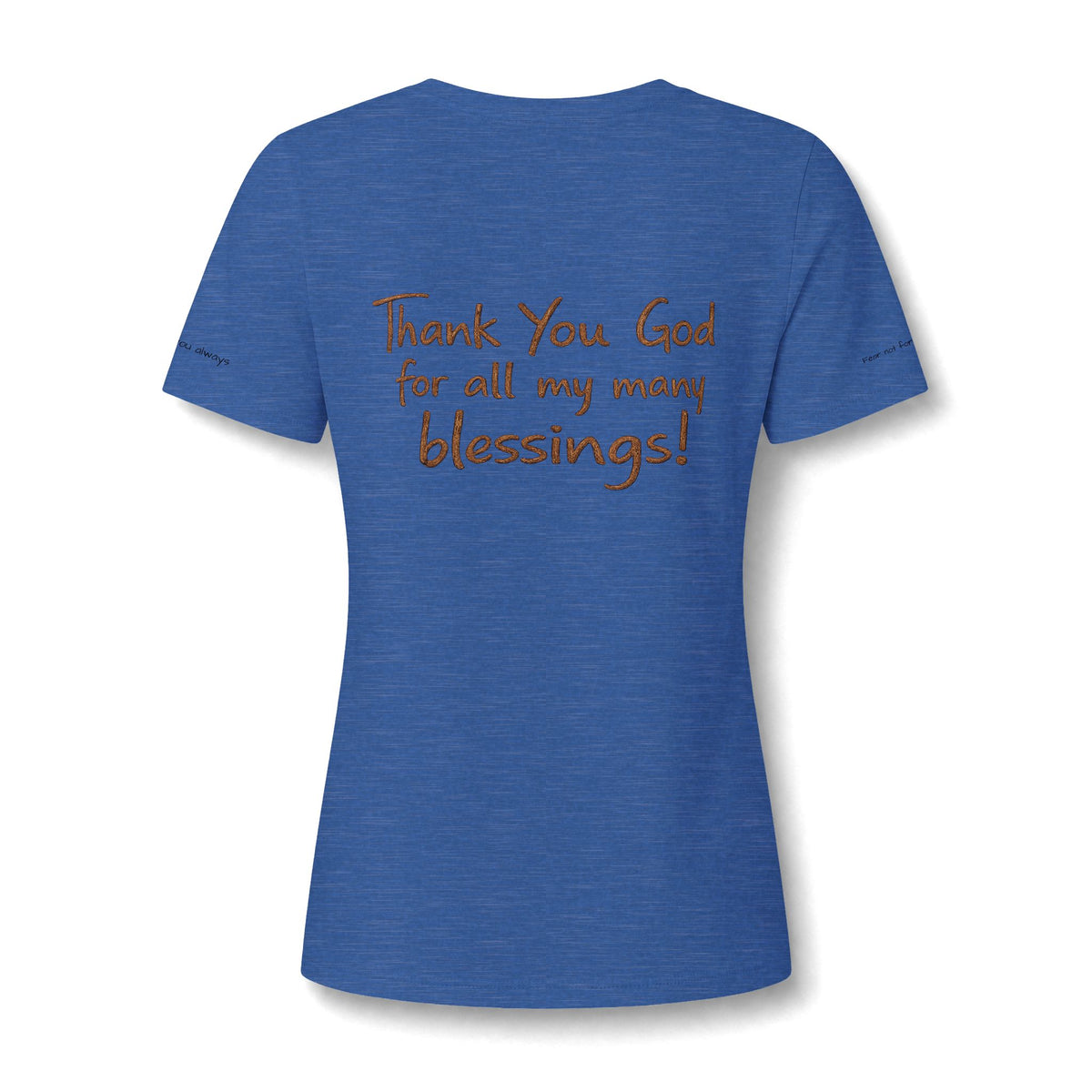 Women's V-Neck Tee — Stylized Jesus Portrait Graphic Tee