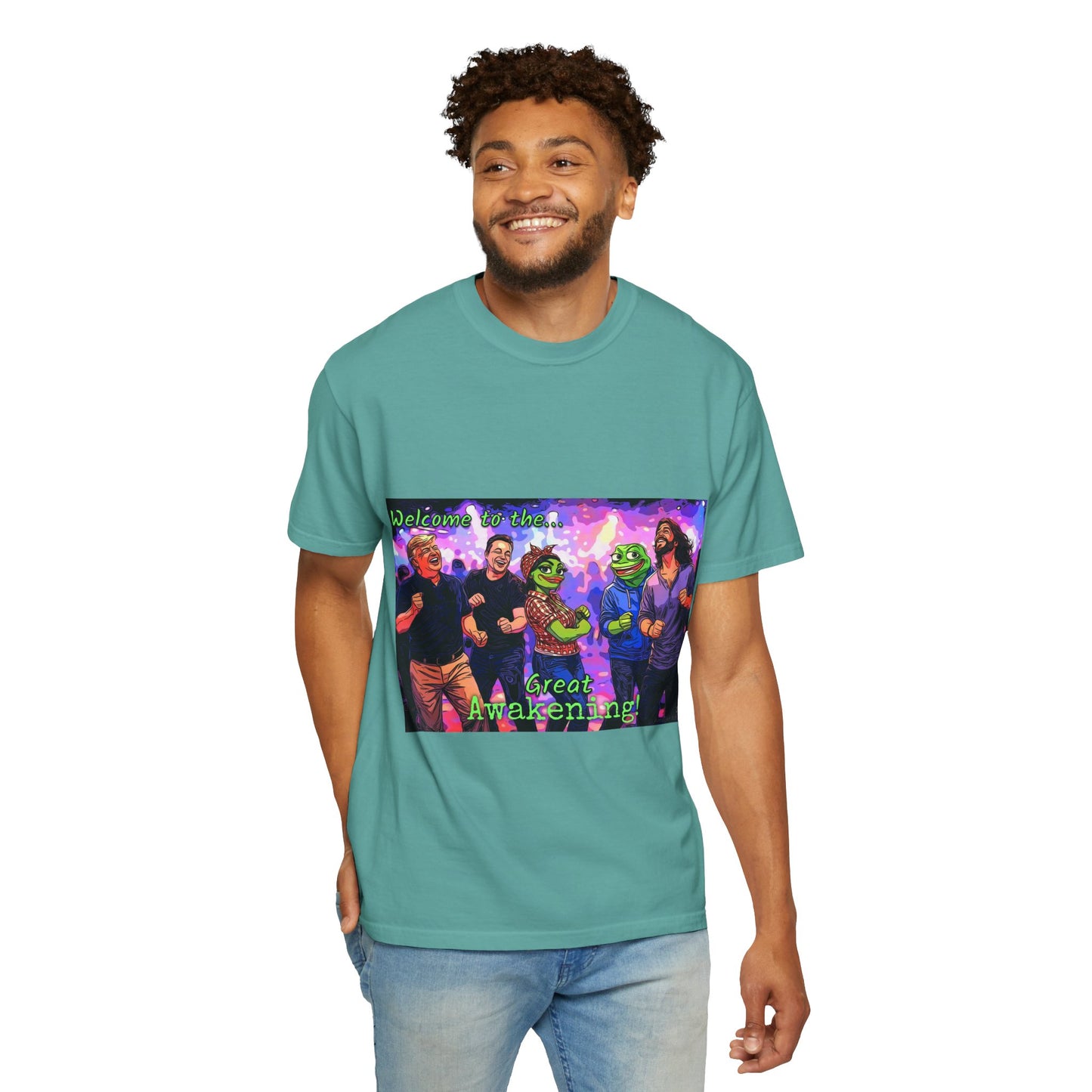Great Awakening T-Shirt — Psychedelic Pepe & Friends Graphic Tee