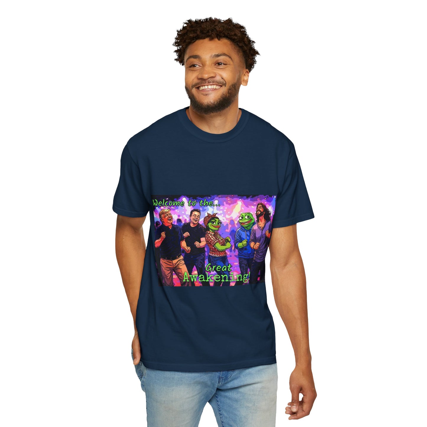 Great Awakening T-Shirt — Psychedelic Pepe & Friends Graphic Tee