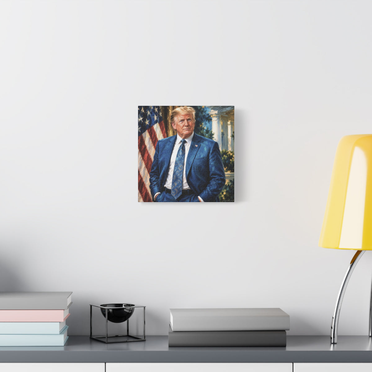 Trump Patriotic Presidential Portrait Canvas