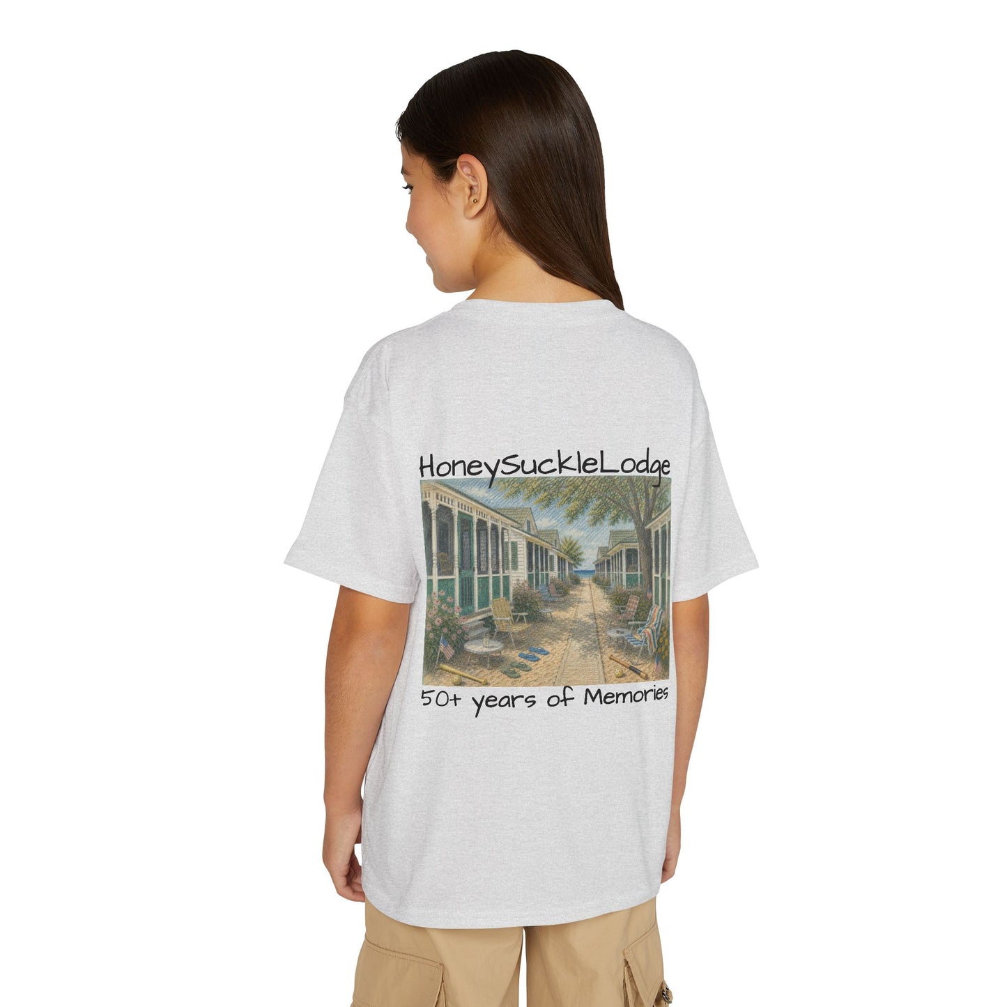 Youth Tee — "Happy 250th America!" Vintage Summer Beach Kids T‑Shirt
