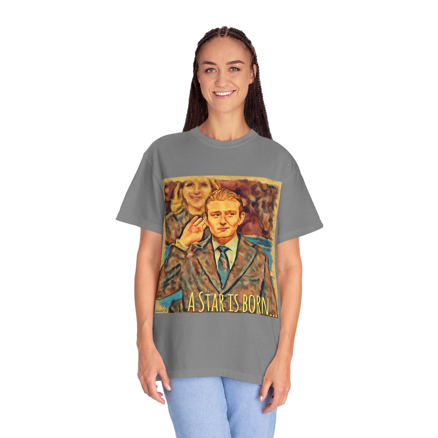 Barron’s “A Star Is Born” T-Shirt — Vintage Portrait Graphic Tee